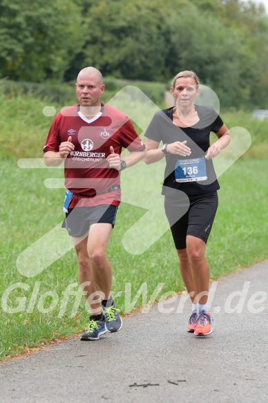 Hofmühlvolksfest-Halbmarathon Gloffer Werd