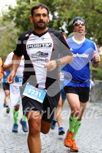 Hofmühlvolksfest-Halbmarathon Gloffer Werd