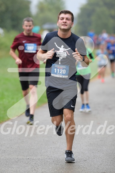 Hofmühlvolksfest-Halbmarathon Gloffer Werd