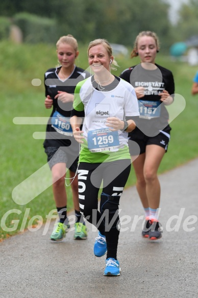 Hofmühlvolksfest-Halbmarathon Gloffer Werd