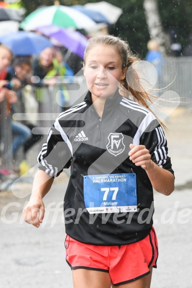 Hofmühlvolksfest-Halbmarathon Gloffer Werd