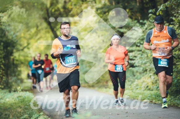 Hofmühlvolksfest-Halbmarathon Gloffer Werd